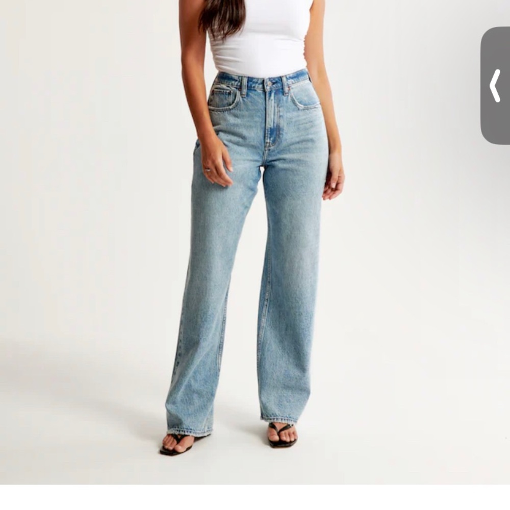 Abercrombie 29 90s curve love denim jeans